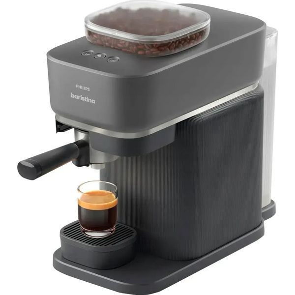 Кавомашина еспресо Saeco Phillips Baristina BAR300/60 Silver автоматична (Вітринний зразок) - Уцінка 3118792909 фото